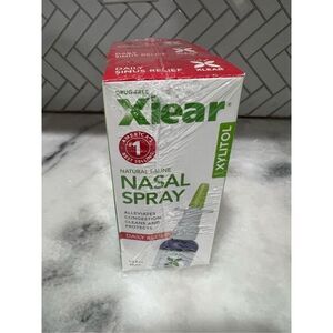 XLEAR Natural Saline Nasal Spray Fast Relief 1.5 oz 3 PACK